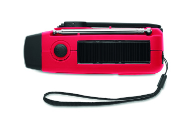 Logotrade promotional merchandise photo of: Portable radio SOS with LED torch