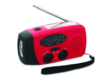 Logotrade corporate gift picture of: Portable radio SOS with LED torch