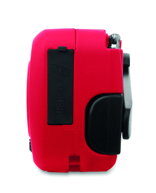 Logo trade promotional gifts picture of: Portable radio SOS with LED torch