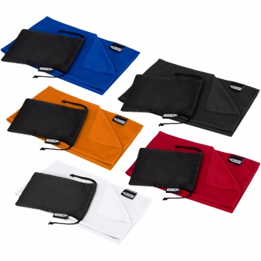 Logo trade reklaamkingi pilt: Taaskasutatud PET-st valmistatud Raquel jahutusrätik 80x30 cm