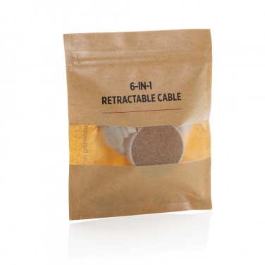 Logo trade ärikingituse pilt: Korgi ja nisu 6-ühes sissetõmmatav kaabel
