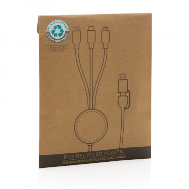 Logo trade meene pilt: RCS-i ringlussevõetud TPE-st ja taaskasutatud plastist 6-ühes kaabel