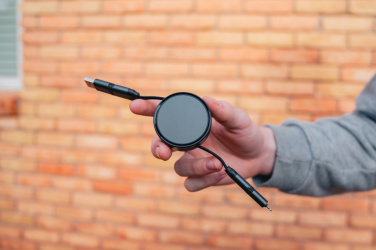 Logo trade meened foto: Terra RCS taaskasutatud alumiiniumist sissetõmmatav 6-ühes kaabel