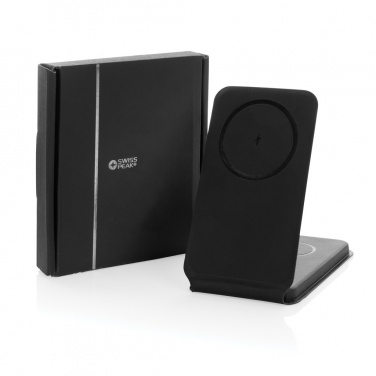 Logo trade meene pilt: Swiss Peak RCS rPU 15W kolm-ühes magnetiline juhtmevaba laadija