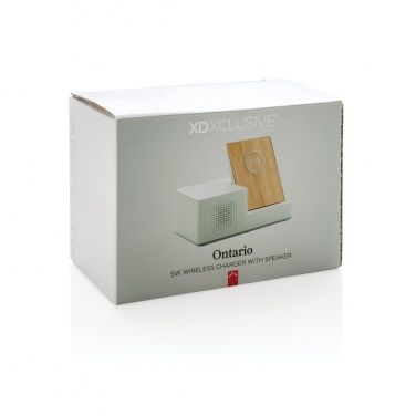 Logotrade reklaamkingid pilt: Ontario 5W juhtmevaba laadija koos kõlariga