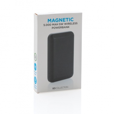Logotrade reklaamkingid pilt: Magnetiline 5000 mAh 5W juhtmevaba akupank