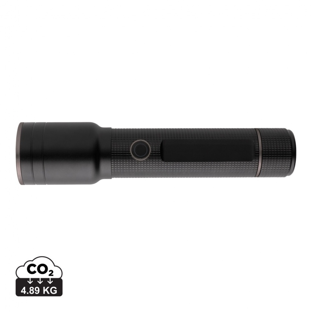 Logo trade reklaamtoote pilt: RCS taaskasutatud alumiiniumist USB-taaslaetav raskeveokite taskulamp