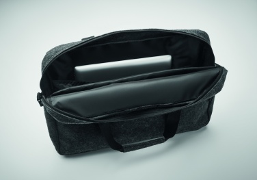 Logo trade ärikingituse pilt: 15-tolline RPET vildist sülearvutikott