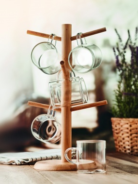 Logo trade firmakingi pilt: Bambusest topsikomplekti hoidja