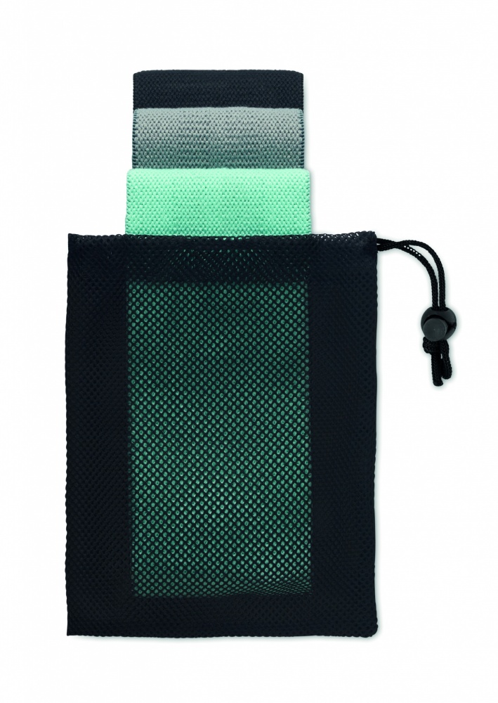 Logotrade ärikingid pilt: Komplektis 3 fitnessrihma kotis