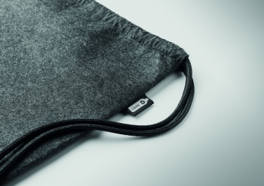 Logo trade ärikingituse pilt: RPET vildist nööriga kott