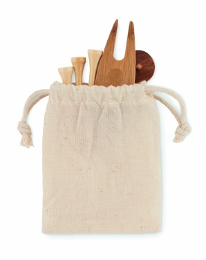 Logo trade meene pilt: Golfitarvikute komplekt kotis