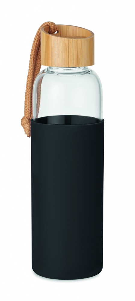 Logo trade reklaamkingituse pilt: Klaaspudel 500 ml kotis