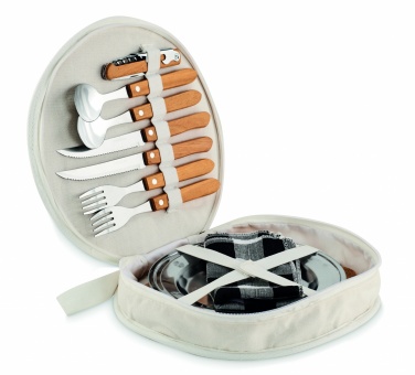 Logo trade reklaamkingi pilt: Piknikutarvetega kott kahele