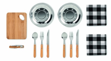 Logotrade firmakingitused pilt: Piknikutarvetega kott kahele