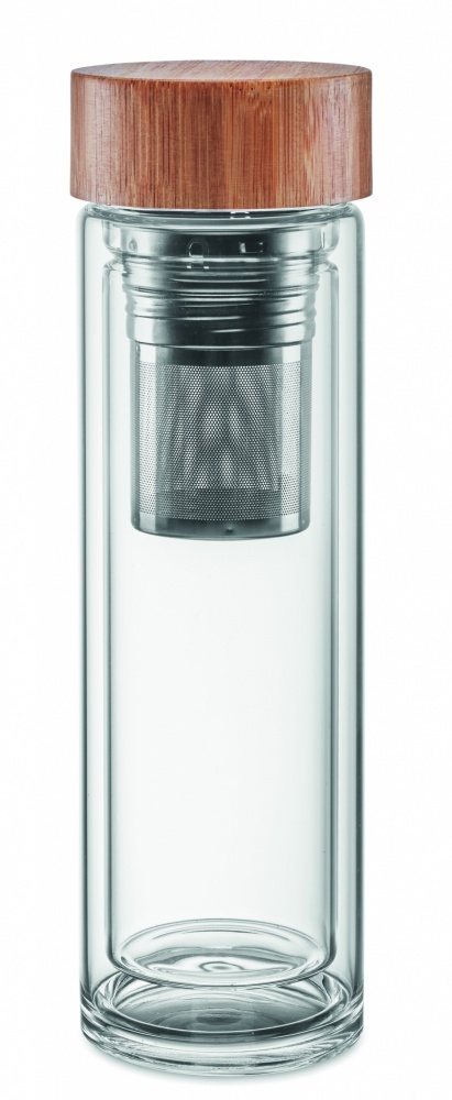 Logo trade reklaamkingid foto: Kaheseinaline klaaspudel 400ml München