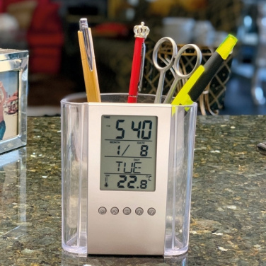 Logo trade meene pilt: Akrüülist lauapliiatsihoidja MADRID