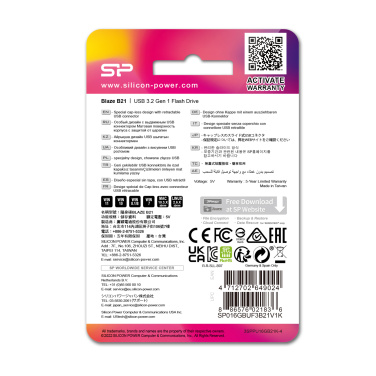 Logotrade reklaamtooted pilt: Pendrive Silicon Power Blaze B21 3.1