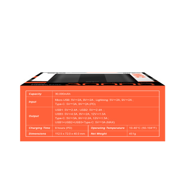 Logotrade meene foto: Akupank SILICON POWER QX55 30000 MAH