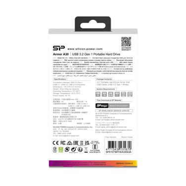 Logo trade firmakingid foto: Kõvaketas Silicon Power Armor A30 1TB