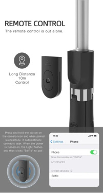 Logotrade firmakingi foto: Statiiviga selfie stick, K06