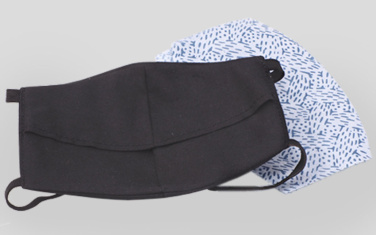 Logotrade reklaamkingid pilt: VENUS PRO puuvillane näomask koos HEPA filtri taskuga 1378165