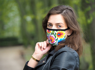 Logo trade firmakingi pilt: MARS PRO puuvillane mask (suurus M) koos tasku ja HEPA-filtriga 1380165