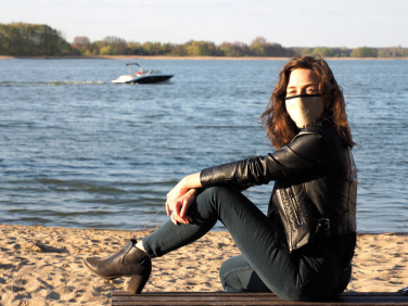 Logo trade reklaamkingitused foto: MARS PRO puuvillane mask (suurus M) koos tasku ja HEPA-filtriga 1380165