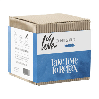 Logo trade firmakingid foto: We Love The Planet küünal kookospähklis