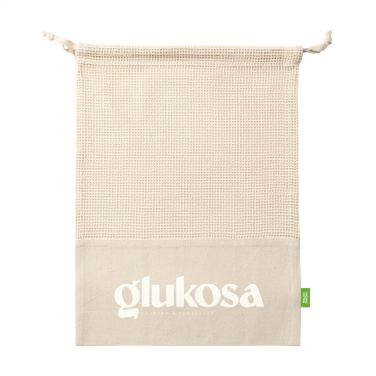 Logotrade reklaamtooted pilt: Natura Organic GOTS võrgust puuviljakott (120 g/m²)