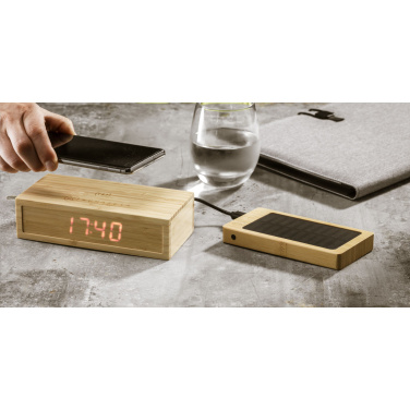 Logo trade reklaamkingi pilt: Solar Powerbank 8000+ juhtmevaba laadija