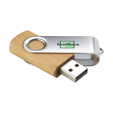 Logotrade reklaamkingi foto: USB Twist Bamboo laost 4 GB