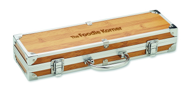 Logotrade reklaamkingi foto: TOOLDERA roostevabast terasest grillitööriistad