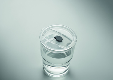 Logotrade firmakingid pilt: SIP klaasist joogitops kõrrega 400ml