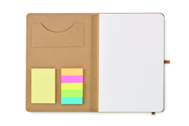 Logotrade meene foto: STICKNOTE taaskasutatud paberist A5 märkmikukomplekt