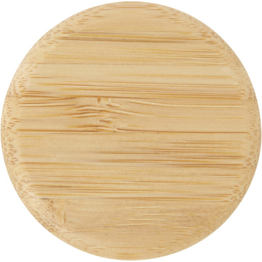 Logo trade reklaamkingid foto: Porto 500 ml klaasist veepudel bambusest korgiga