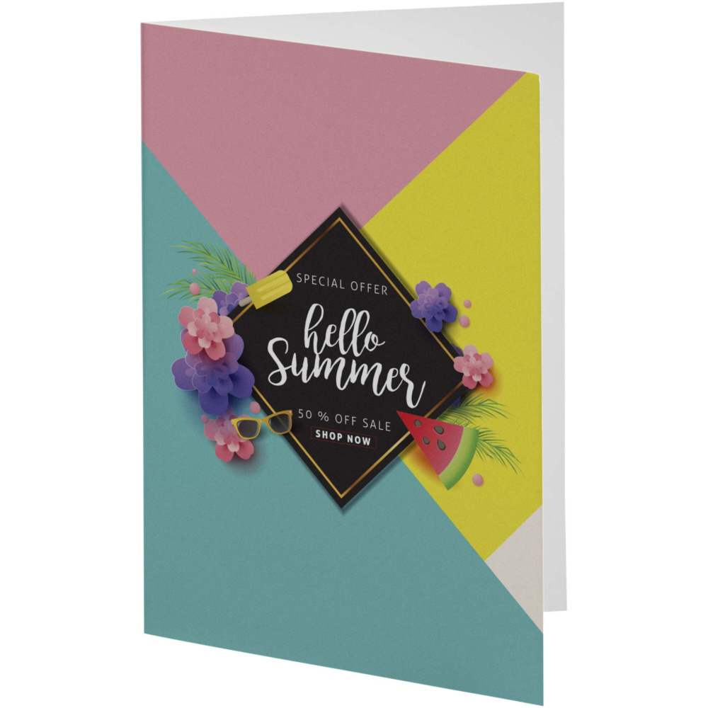 Logotrade reklaamkingid pilt: Heraldi A6 õnnitluskaart