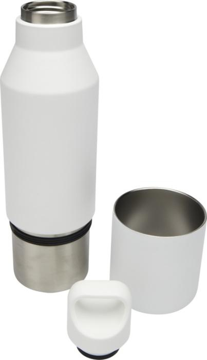 Logotrade reklaamkingituse foto: Odessy 600 ml taaskasutatud roostevabast terasest pudel tassiga