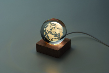 Logotrade meened pilt: LED-klaasist kera Globe