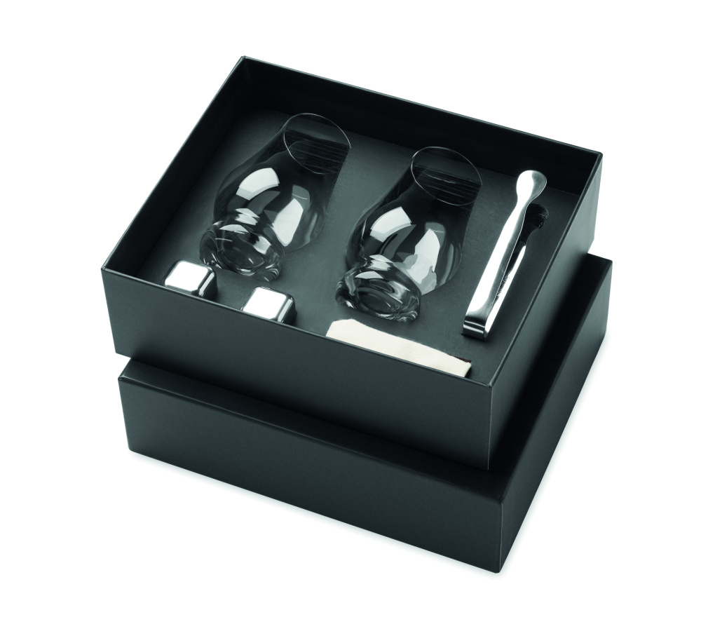 Logotrade firmakingituse foto: Viski degusteerimisklaaside komplekt MALT