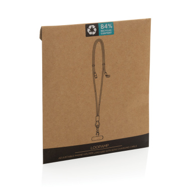 Logo trade ärikingi pilt: LoopAmp RCS RPET reguleeritav telefoni kaelapael 60W kaabliga