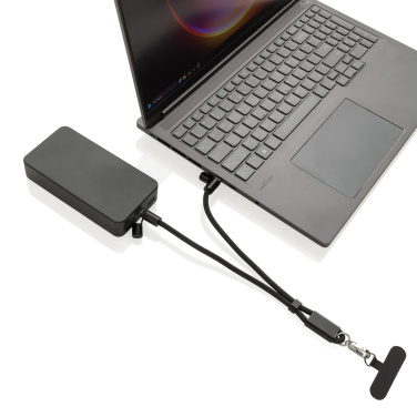 Logotrade ärikingi foto: LoopAmp RCS RPET reguleeritav telefoni randmerihm 60W kaabel