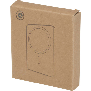 Logotrade reklaamkingituse foto: Acrab 5000 mAh 15W magnetiline juhtmevaba varupatarei koos 20W PD-ga - valmistatud taaskasutatud plastist