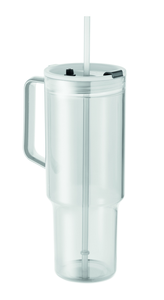 Logo trade firmakingituse pilt: MUGORA RPET-klaasist joogitops 1200ml