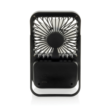 Logo trade reklaamkingituse pilt: Aervina RCS taaskasutatud plastist laetav lauaventilaator