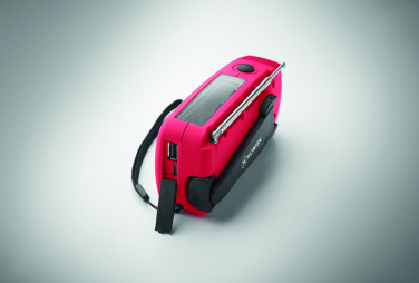 Logo trade ärikingituse pilt: Kaasaskantav SOS raadio LED-taskulampiga ONDA