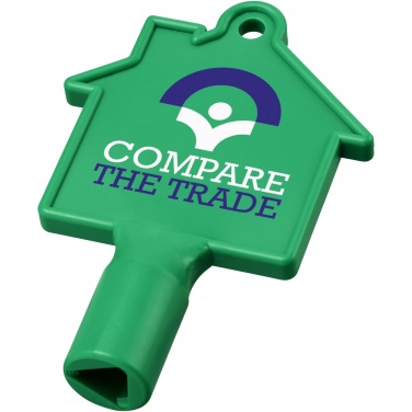 Logo trade liikelahja mainoslahja tuotekuva: Maximilian talonmuotoinen yleisavain