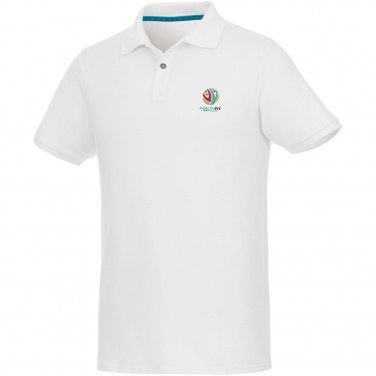 Logotrade mainoslahja tuotekuva: Beryl short sleeve men's organic recycled polo