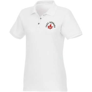 Logo trade mainostuote kuva: Beryl short sleeve women's organic recycled polo