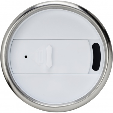 Logo trade liikelahja mainoslahja tuotekuva: Termosmuki Elwood 410 ml:n kierrätetystä ruostumattomasta teräksestä